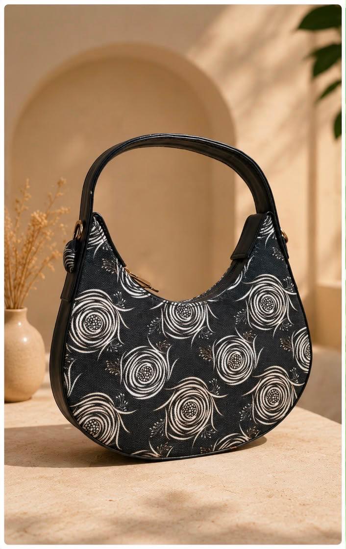 Madveen Paris Floral Print Hobo Shoulder Bag for Women