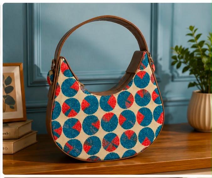 Madveen Paris Floral Print Hobo Shoulder Bag for Women